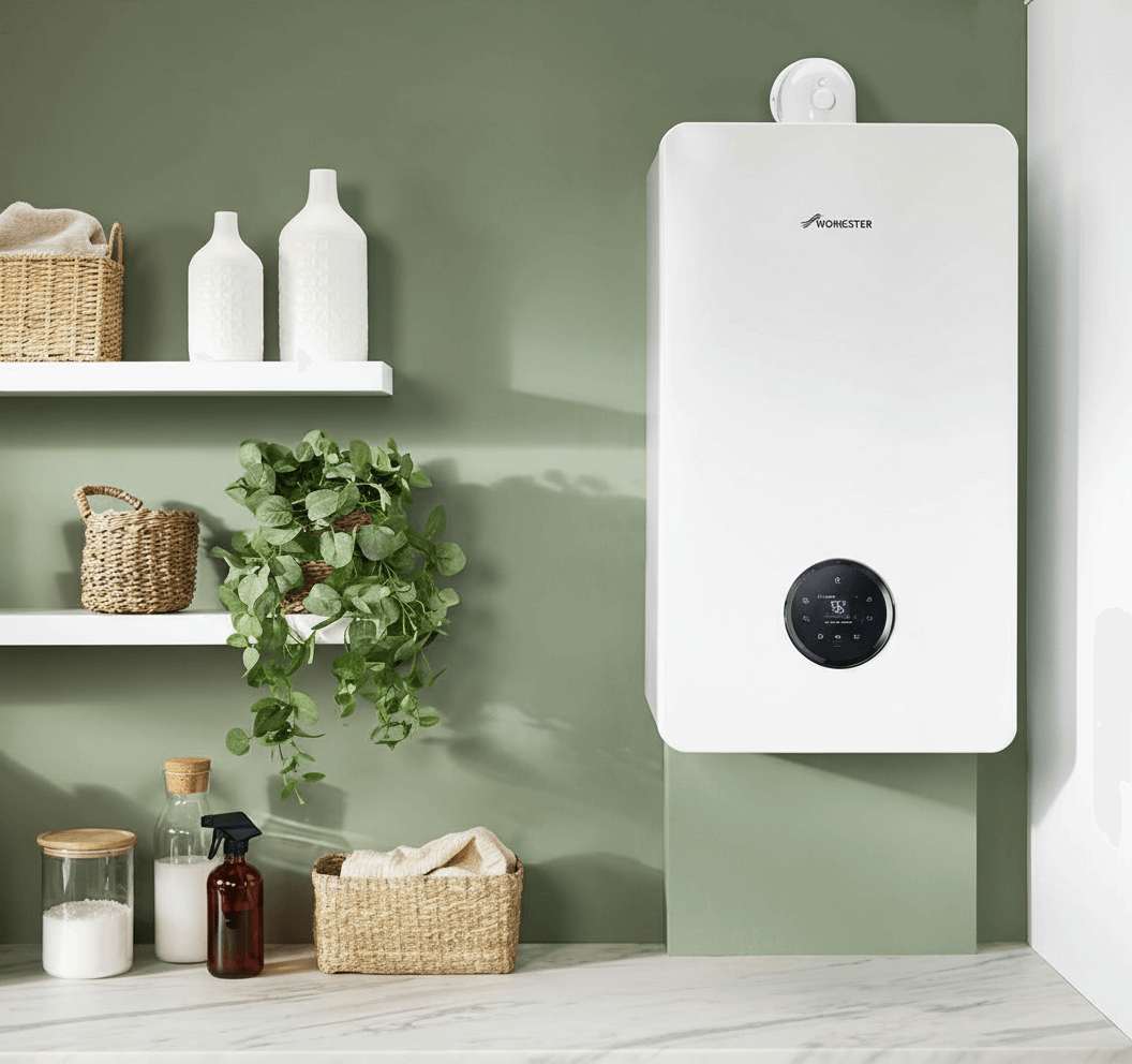 Hydronic heating boilers from different brands