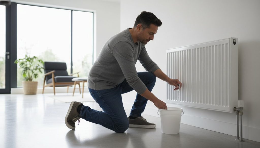 Repairing a leaking hydronic heating system