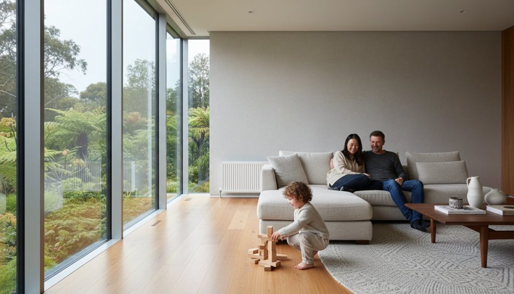 Hydronic heating in a Melbourne home