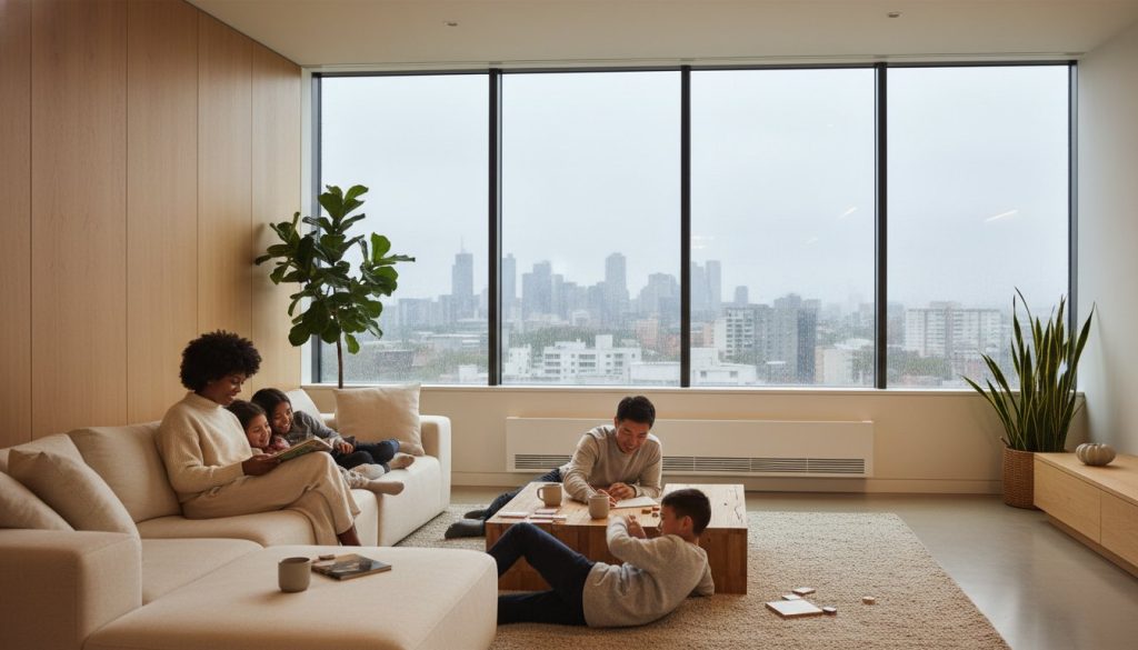 Central heating system for an Australian home
