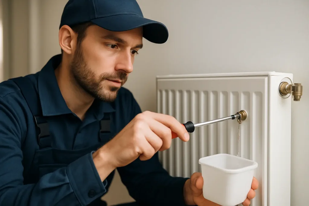 Cold radiators? Bleeding service that fixes it