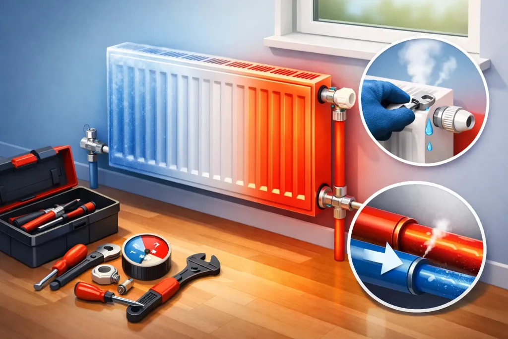 How to Fix Cold Hydronic Radiators