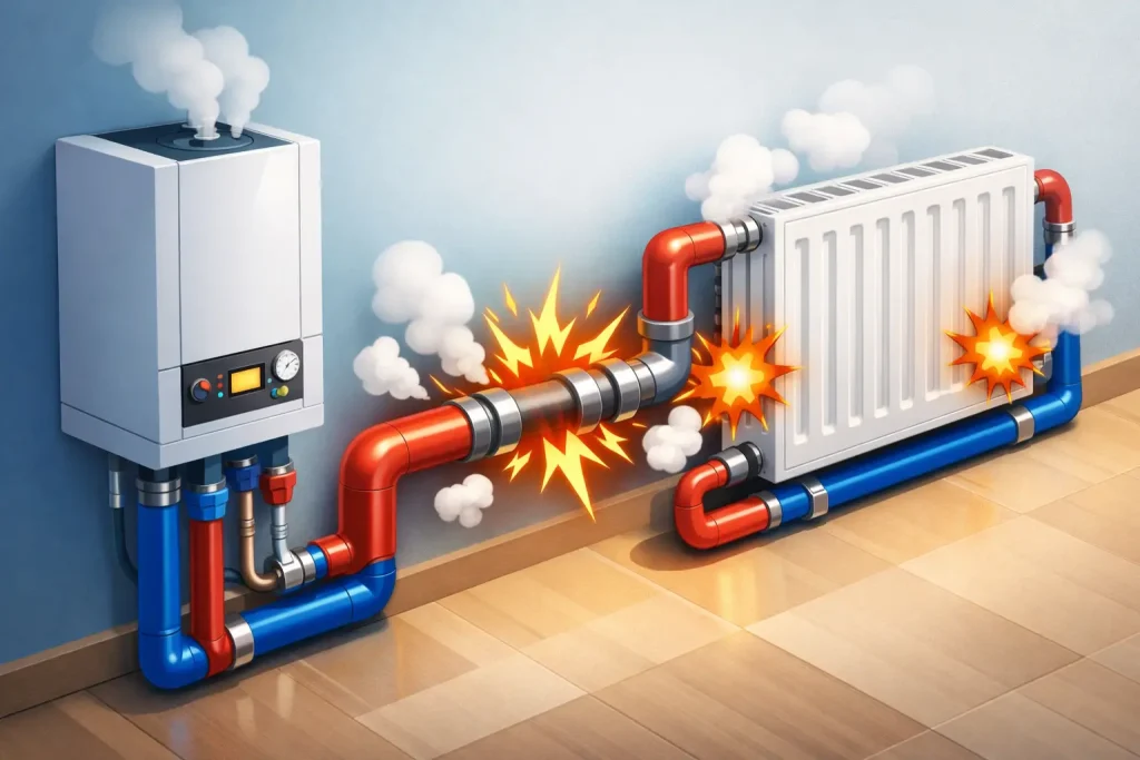 Hydronic Heating Making Banging Noise?