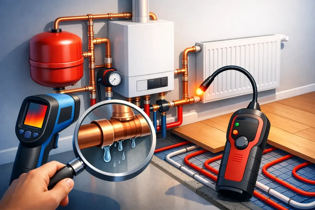 How to Find Hydronic Heating Leaks Fast