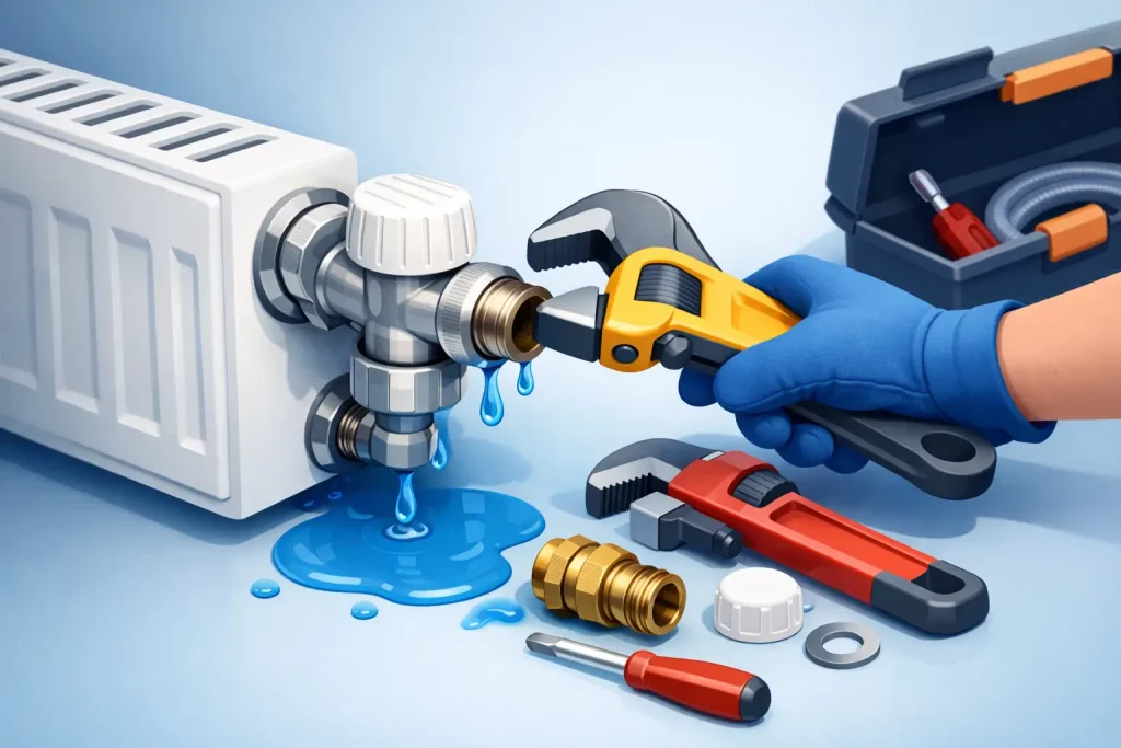 Radiator Valve Leaking Repair Service